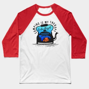 adventure time - camping is my therapy Baseball T-Shirt